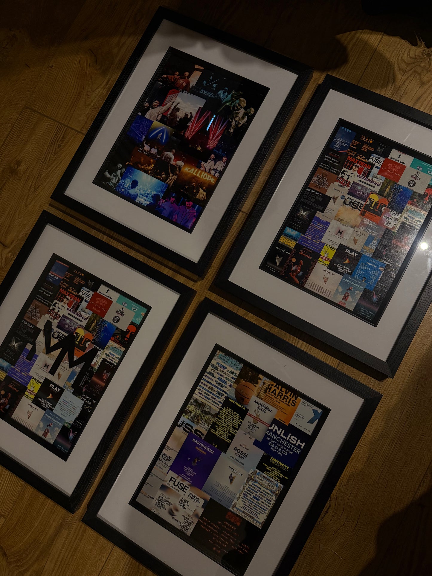 A4 Print Custom Rave Frame – Your Favourite Events Turned Into Art